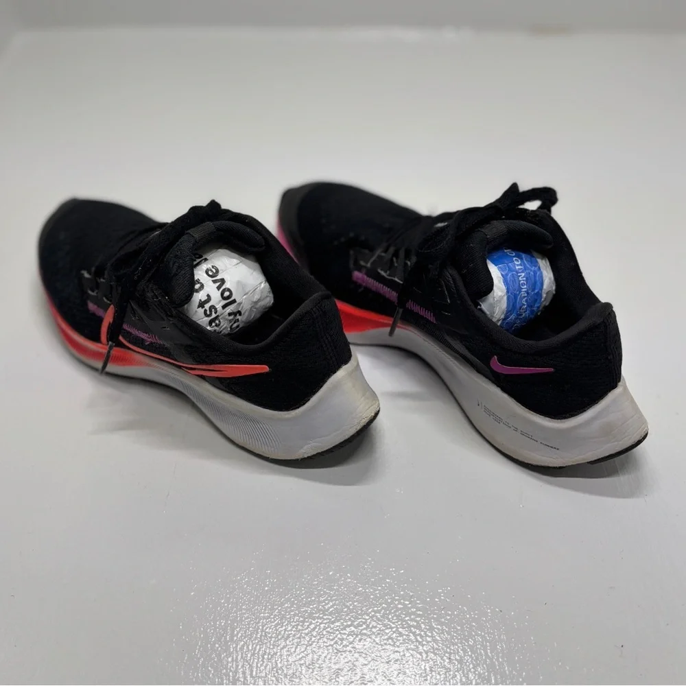 Nike Air Zoom Pegasus 38 Black Pink Running Shoes Youth 1.5Y Womens 3 CZ4178-021